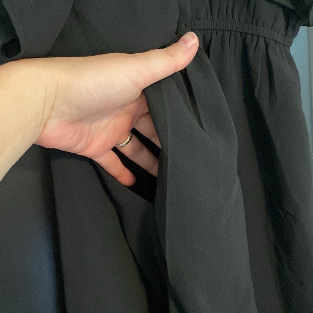 Lulus Black Cliche Romper size Medium - Picture 5 of 7